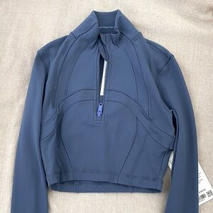Lululemon Define Cropped Half Zip *Luon